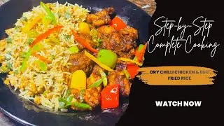 Dry Chilli Chicken/Egg Fried Rice/ Restaurant Style Chili Chicken/ Indo Chinese Food/Chinese Food 