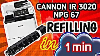 How to Refill canon IR 3020 toner.