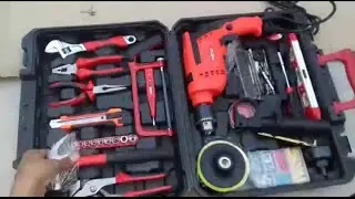 #foster #drilling_machine full #tool_kit Foster FK 5513 Pro 650W Tool kit Unboxing