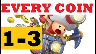 Every Coin in Touchstone Trouble (1-3) | Captain Toad Treasure Tracker for the Nintendo Switch