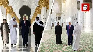 Trump says Islam is an 'incredible culture' while making historic visit to Sheikh Zayed Grand Mosque