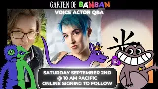 Garten of BanBan 4 Voice Actor Q&A | Ty Coker, Erin Nicole Lundquist, Paul Hikari | GOBB | GOBB4