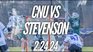 CNU Lacrosse vs Stevenson Highlights 2024