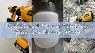 Recensione del Gisam Pistola per Verniciare, Pistola Vernice a Spruzzo, Verniciatore a Spruzzo per M