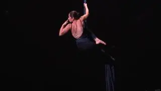 Karina's silks act for Esh Circus Arts student showcase autumn 2016