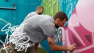 StreetArt Meile 2017 - Hoker One & cokeOne