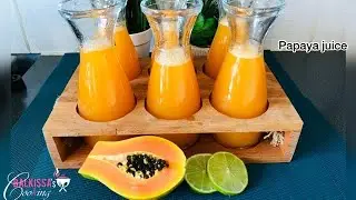 Jus de papaye (papaya juice)