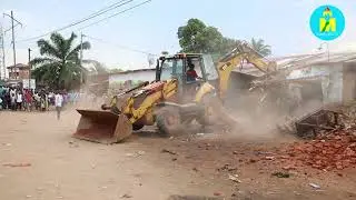 #Bujumbura : Imashini yatanguye kubomora amazu y'abatubahirije ikiringo catanzwe na Reta y'Uburundi