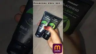 meesho sonavi charcoal peel off mask review #meesho #charcoal #mask #skincare