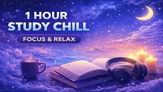1 Hour Study Chill Music 📚✨ | Focus, Relax & Stay Productive (No Lyrics, Background Music)