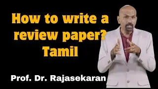 How to write a review paper | Tamil