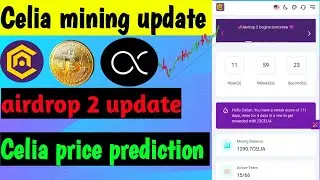 Celia mining update | Celia airdrop 2 update | Celia roadmap changed