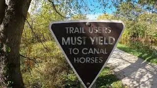 ( Ohio & Erie canal towpath trail Lock 4 to Canal Fulton) - Walking with MikeyO