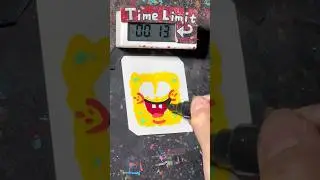 【ASMR】Drawing SpongeBob in 40 Sec