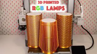 AMAZING 3D Printed RGB Lamps! Which One Do You Love Most?
