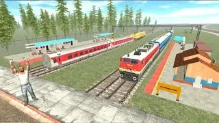 Franklin Build New Haunted Train Station vs Franklin in Indian Bike Driving 3D