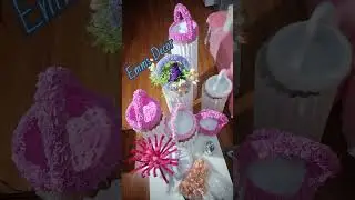 wedding basket from plastic bottle