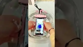 Waterproof Mobile Pouch with Hanging Strap