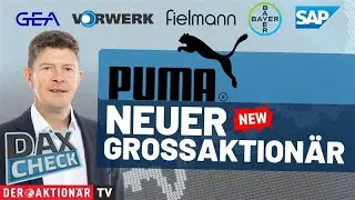 DAX-Check LIVE: Bayer, Fielmann, Friedrich Vorwerk, GEA Group, Puma, SAP im Fokus