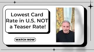 Lowest Credit Card Rate in U.S.- NOT introductory! As low as 7.75%! Star One Platinum Visa Platinum 
