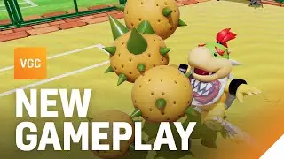 Mario Tennis Fever - Exclusive Switch 2 gameplay (off-screen event footage)