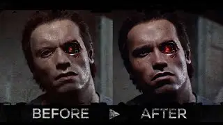 THE TERMINATOR - Face Enhancement (T800 Repair Scene)