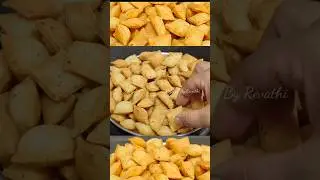 സംഭവം സിംപിൾ👌👌 കറുമുറെ കഴിക്കാൻ ഒരുഗ്രൻ പലഹാരം | Snacks Recipe | Rava Snacks #shorts #ytshorts