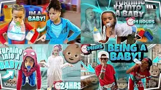 TURNED INTO A BABY SERIES|PRETEND PLAY/SKITS