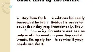 90 Day Loans- Effortless Way To Meet Your Small Fiscal Needs