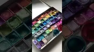 my paint collection has gotten disgusting... 🤮 #shorts