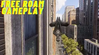 Webbed Black Suit Free Roam Gameplay ( Peter ) | Marvel's Spider-Man 2