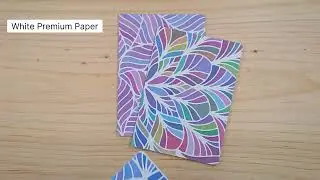 Floral and abstract cover handmade notebooks 🌹🌻🎨