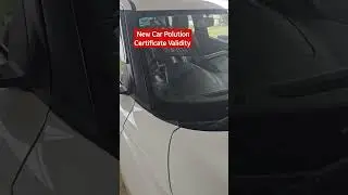 Kitne Din Chalegi New Car without Polution Certificate #shorts #cars #carpolution