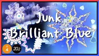 [Adofai Custom] Junk - Brilliant Blue (Clear) (Level by Team AOL)