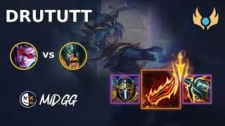 MID.GG: [ drututt ] Vayne TOP vs Olaf | EUW CHALLENGER | LOL Season 2025