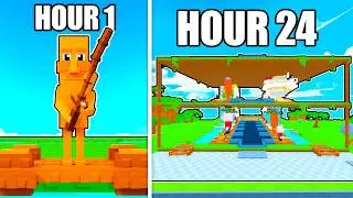 Starting Over As NOOB and AFK'd OVER 24 HOURS in MY FISHING BRAINROTS..