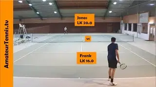 Amateur Tennis - Frank (LK16.0) vs Jonas (LK20.0) - 27.10.2020