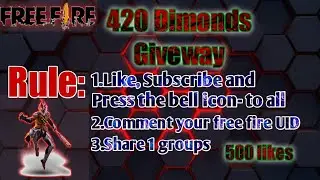 #Free 420 dimonds💎💎💎💎-Just 1 like ,1 Subscribe , and comment your UID-Like Aim 500 in 1 week