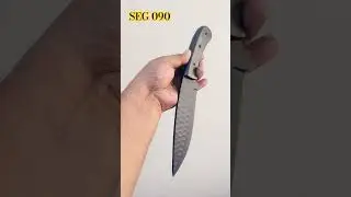 I Made Powder Coated Knife #craftsmanship #survivalgear #huntingknife #shortsfeed #viral #handmade