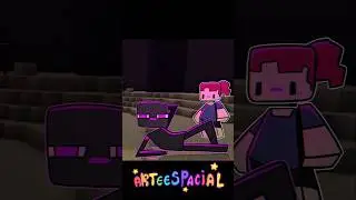 💜💜ENDERMAN MINECRAFT 💜💜 #artedigital #memes #arteespacial #enderman #minecraft #minecraftshorts