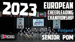 2 NL Ladies Dance Team Finland   TEAM / Senior Pom / European Cheerleading Championship 2023