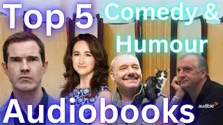 Top 5  Comedy & Humour Audiobooks You Need to Hear! Best Funniest  Audiobooks on Audible 🎧😂