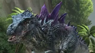 Defeating The Mortem Rex Isla of trials Boss with my Legendary creatures - Jurassic World alive