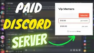 How to Make a Paid Discord Server Crypto & Credit Card in 4 min