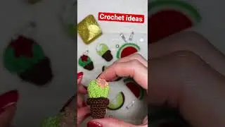 Crochet Ideas for mini projects / Brooch Pin Hair Accessories