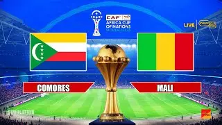 COMOROS vs MALI | CAF African Nations Cup 25/26 | Full Match Simulation & Prediction PES