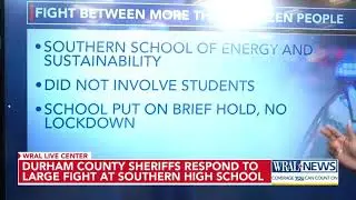 Durham County sheriffs respond to large fight at Southern High School