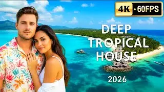 Deep Tropical House 2026 | 4K Ultra HD 60FPS | A Kiss Under Palm Trees