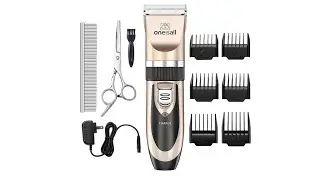 oneisall Dog Shaver Clippers, Low Noise & Rechargeable