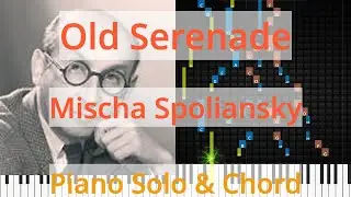 🎹Solo & Chord, Old Serenade, Mischa Spoliansky, Synthesia Piano